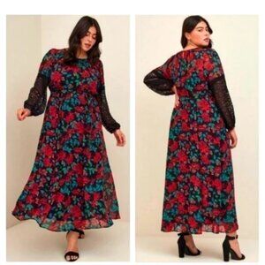 Torrod Floral Maxi Dress - 2x